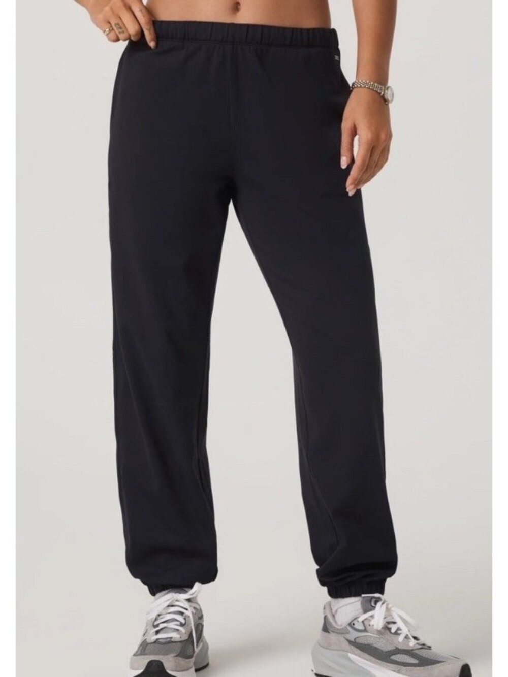 VUORI WOMEN'S HALO MODERN SWEATPANT SOLID BLACK SIZE XL NWT MSRP$98